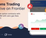 Crypto Options Trading live on Frontier with Oddz Finance